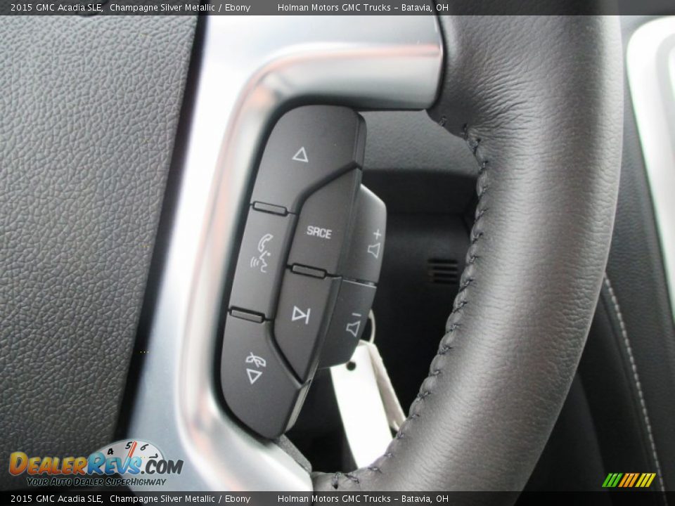 2015 GMC Acadia SLE Champagne Silver Metallic / Ebony Photo #15