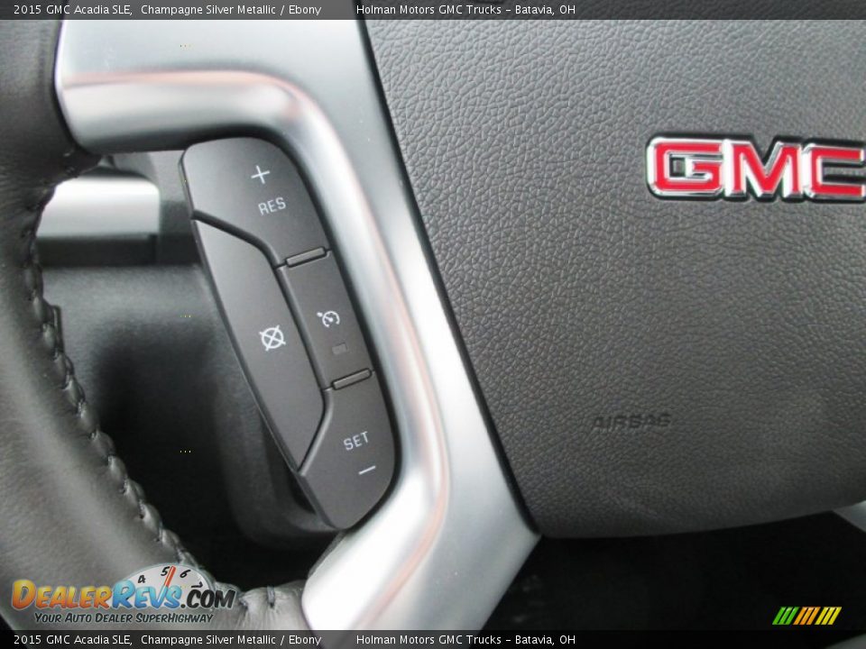 2015 GMC Acadia SLE Champagne Silver Metallic / Ebony Photo #16