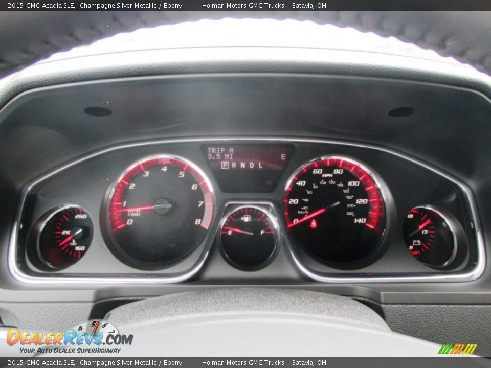 2015 GMC Acadia SLE Champagne Silver Metallic / Ebony Photo #17