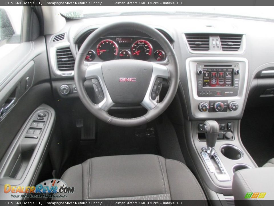 2015 GMC Acadia SLE Champagne Silver Metallic / Ebony Photo #21
