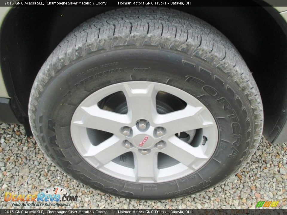 2015 GMC Acadia SLE Champagne Silver Metallic / Ebony Photo #23