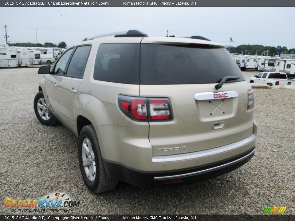 2015 GMC Acadia SLE Champagne Silver Metallic / Ebony Photo #24