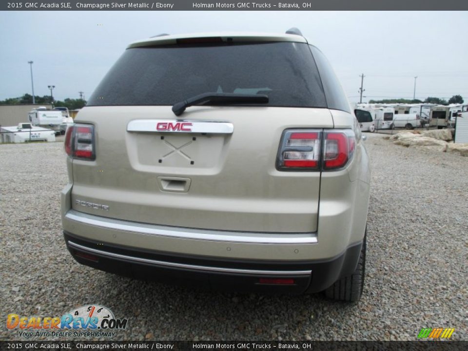 2015 GMC Acadia SLE Champagne Silver Metallic / Ebony Photo #27