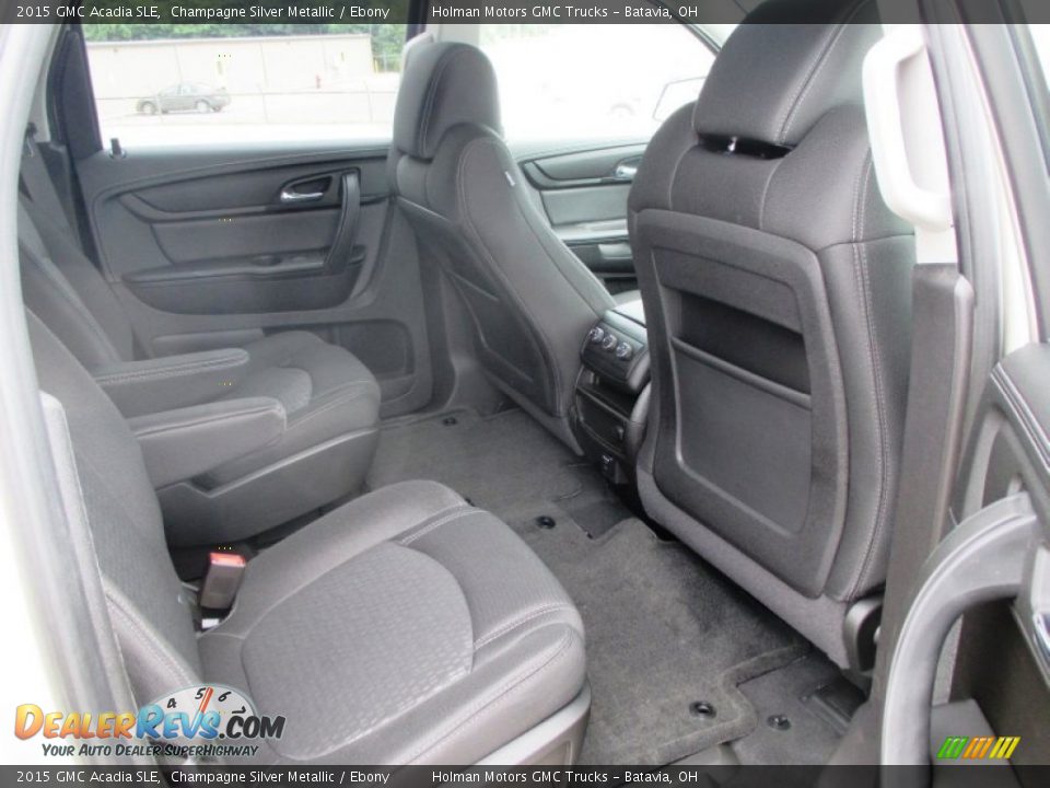 2015 GMC Acadia SLE Champagne Silver Metallic / Ebony Photo #28