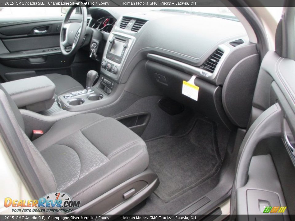 2015 GMC Acadia SLE Champagne Silver Metallic / Ebony Photo #29