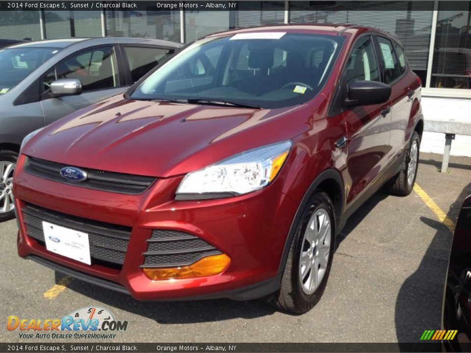 2014 Ford Escape S Sunset / Charcoal Black Photo #3