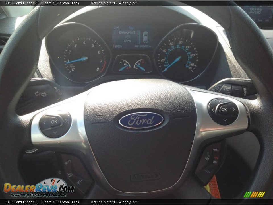 2014 Ford Escape S Sunset / Charcoal Black Photo #6