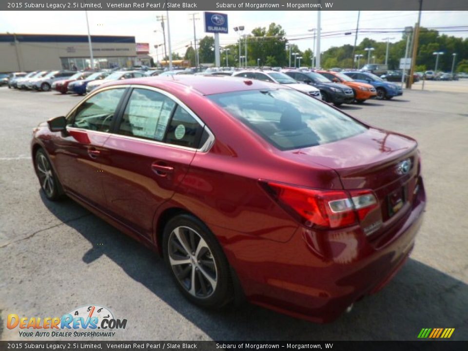 2015 Subaru Legacy 2.5i Limited Venetian Red Pearl / Slate Black Photo #5