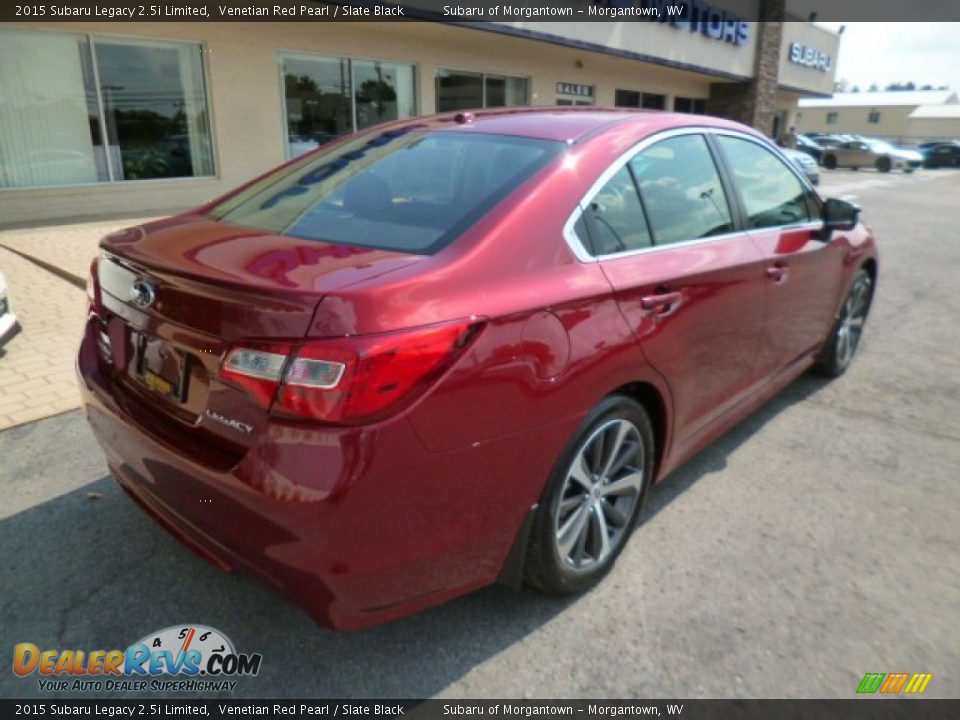 2015 Subaru Legacy 2.5i Limited Venetian Red Pearl / Slate Black Photo #7