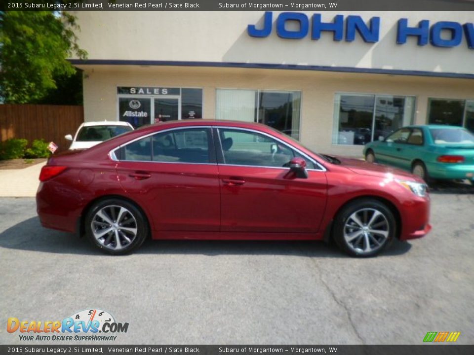 2015 Subaru Legacy 2.5i Limited Venetian Red Pearl / Slate Black Photo #8
