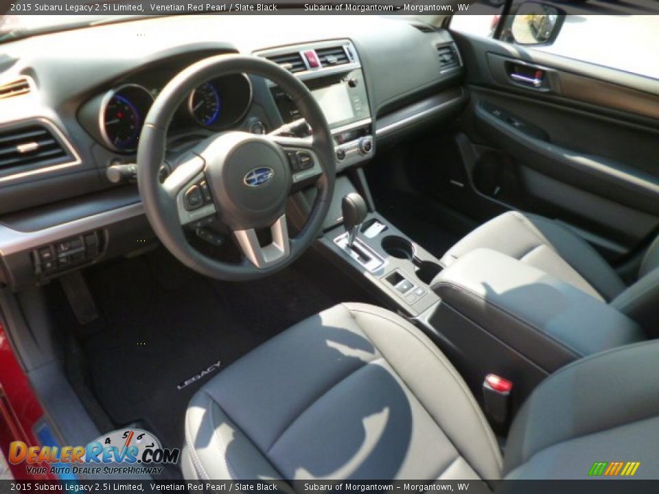 2015 Subaru Legacy 2.5i Limited Venetian Red Pearl / Slate Black Photo #14