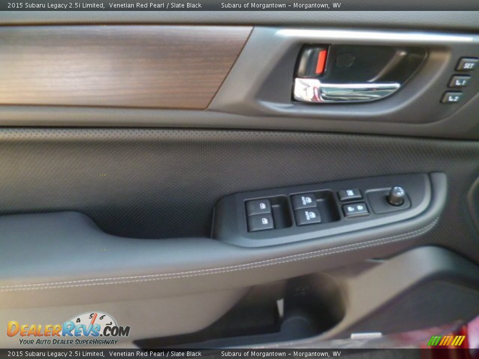 2015 Subaru Legacy 2.5i Limited Venetian Red Pearl / Slate Black Photo #15