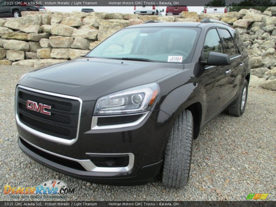 2015 GMC Acadia SLE Iridium Metallic / Light Titanium Photo #2