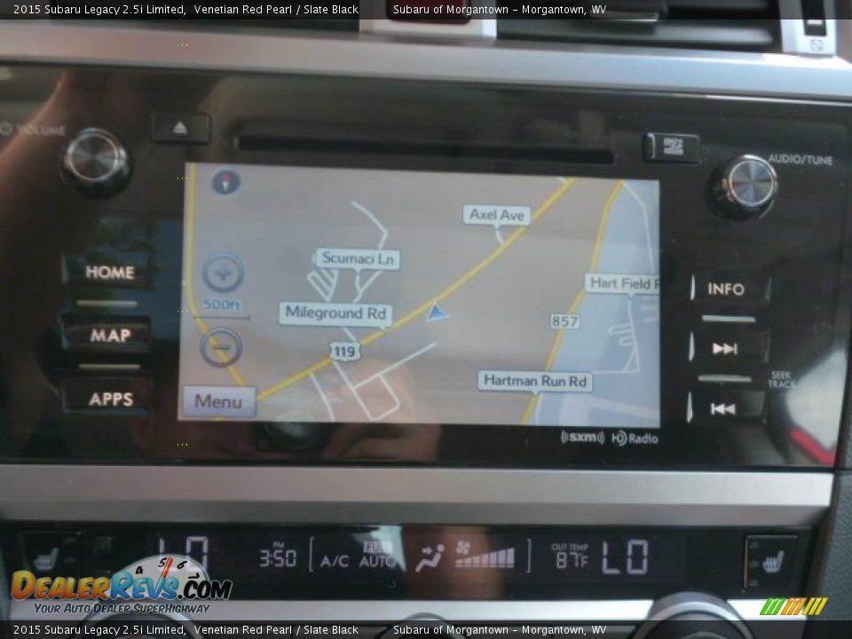 2015 Subaru Legacy 2.5i Limited Venetian Red Pearl / Slate Black Photo #18