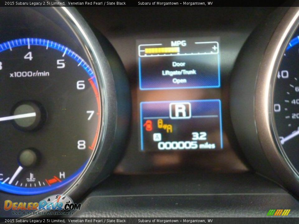 2015 Subaru Legacy 2.5i Limited Venetian Red Pearl / Slate Black Photo #20