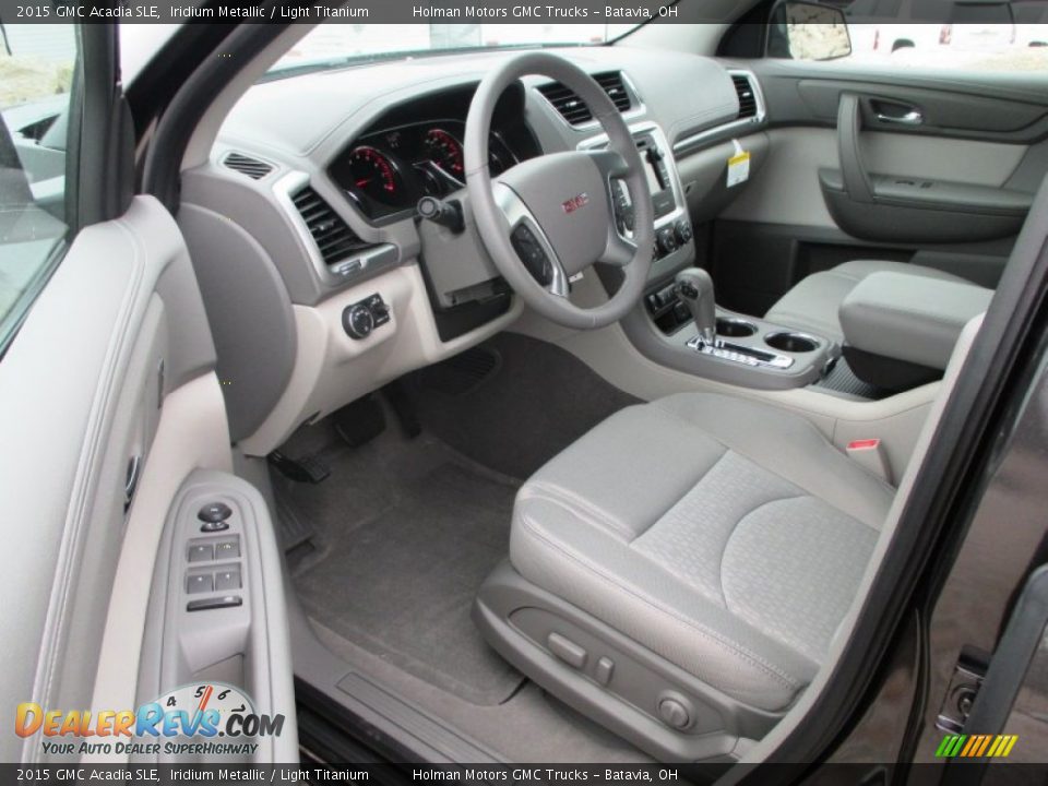 2015 GMC Acadia SLE Iridium Metallic / Light Titanium Photo #5