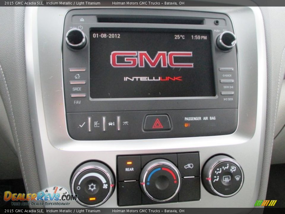 2015 GMC Acadia SLE Iridium Metallic / Light Titanium Photo #7