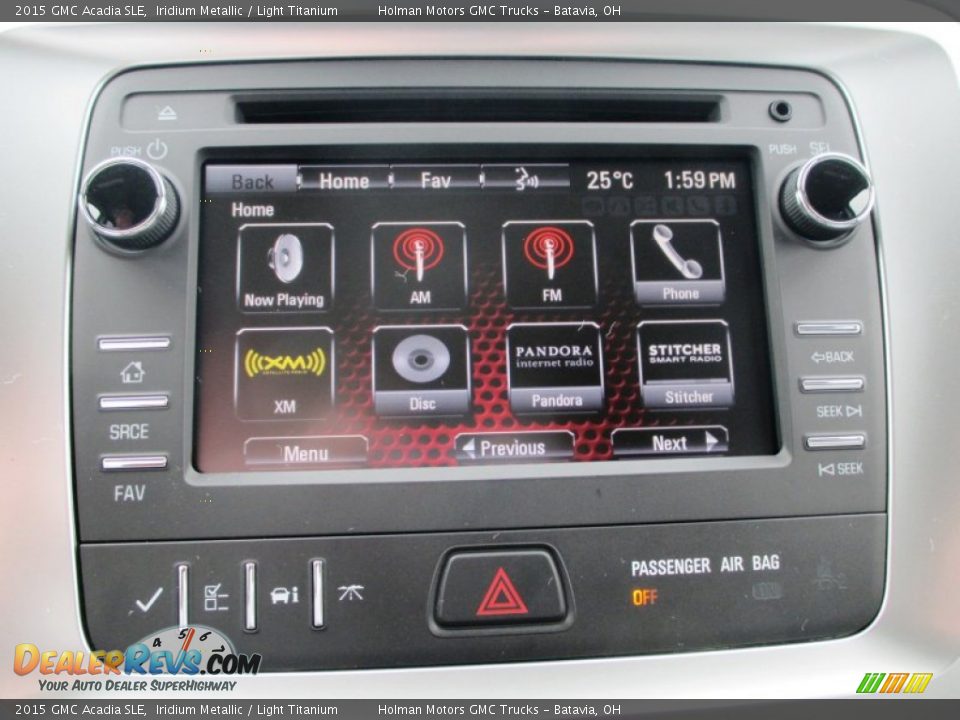 2015 GMC Acadia SLE Iridium Metallic / Light Titanium Photo #8