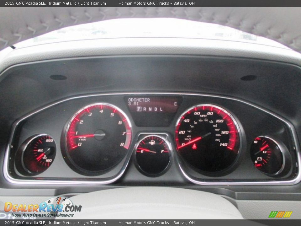 2015 GMC Acadia SLE Iridium Metallic / Light Titanium Photo #17