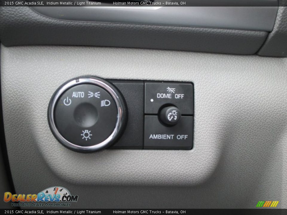2015 GMC Acadia SLE Iridium Metallic / Light Titanium Photo #19