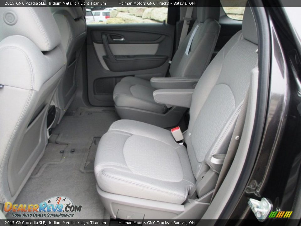 2015 GMC Acadia SLE Iridium Metallic / Light Titanium Photo #23