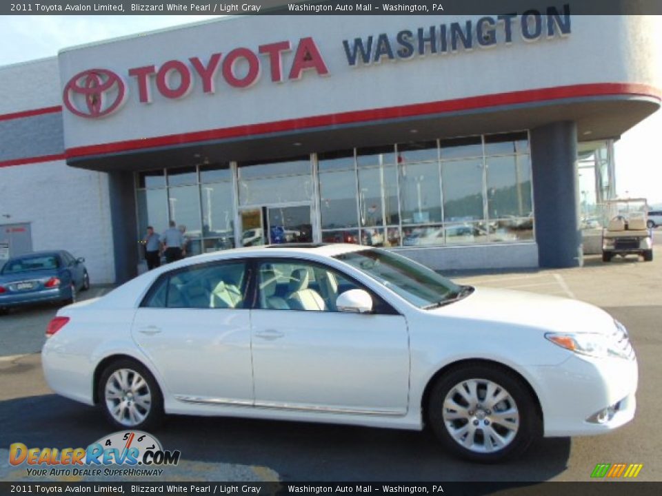 2011 Toyota Avalon Limited Blizzard White Pearl / Light Gray Photo #2