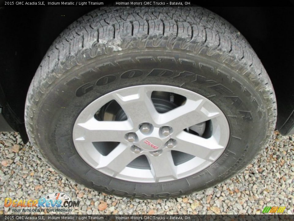 2015 GMC Acadia SLE Iridium Metallic / Light Titanium Photo #24