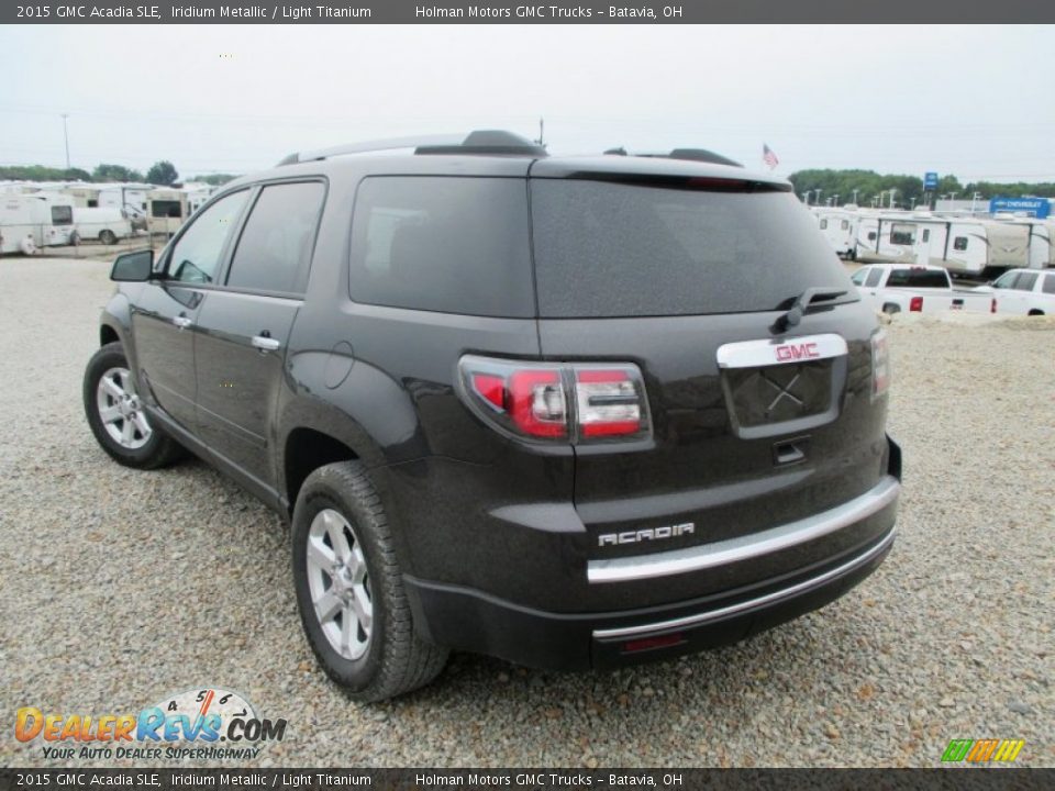 2015 GMC Acadia SLE Iridium Metallic / Light Titanium Photo #25