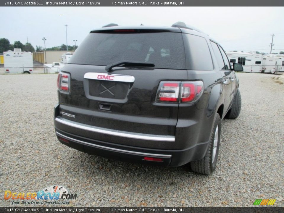 2015 GMC Acadia SLE Iridium Metallic / Light Titanium Photo #29