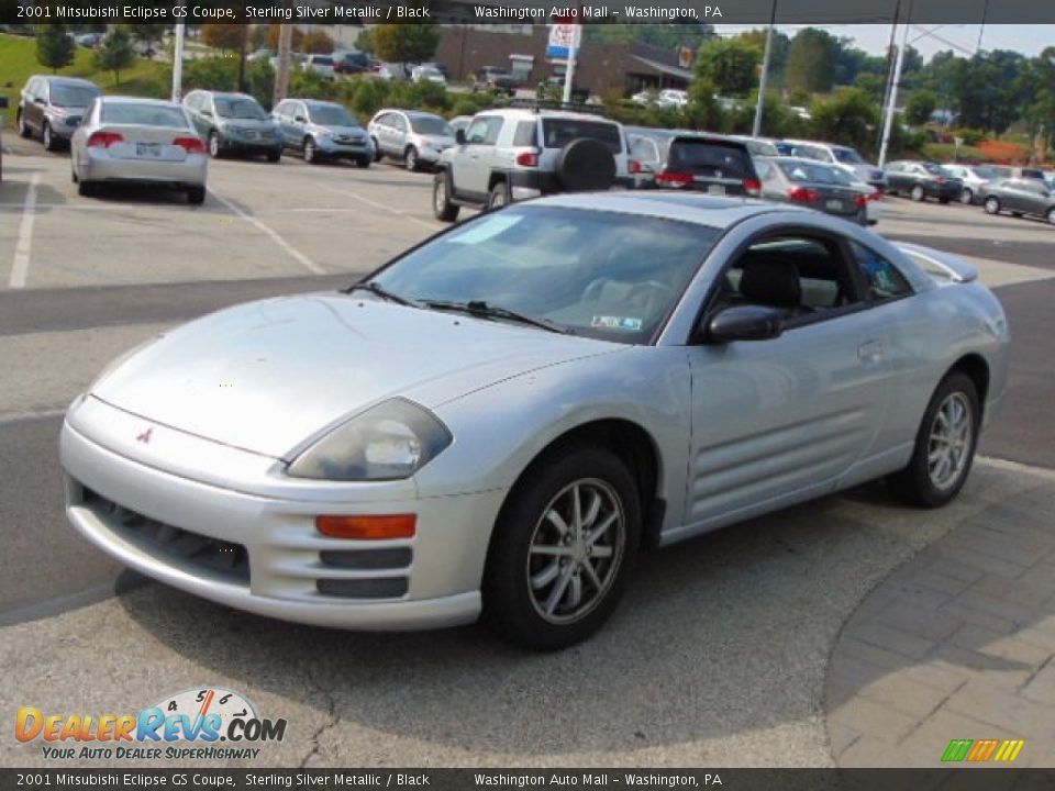 2001 Mitsubishi Eclipse GS Coupe Sterling Silver Metallic / Black Photo #5