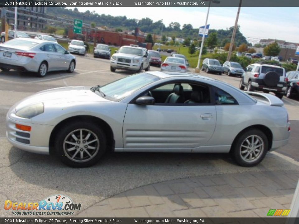 2001 Mitsubishi Eclipse GS Coupe Sterling Silver Metallic / Black Photo #6