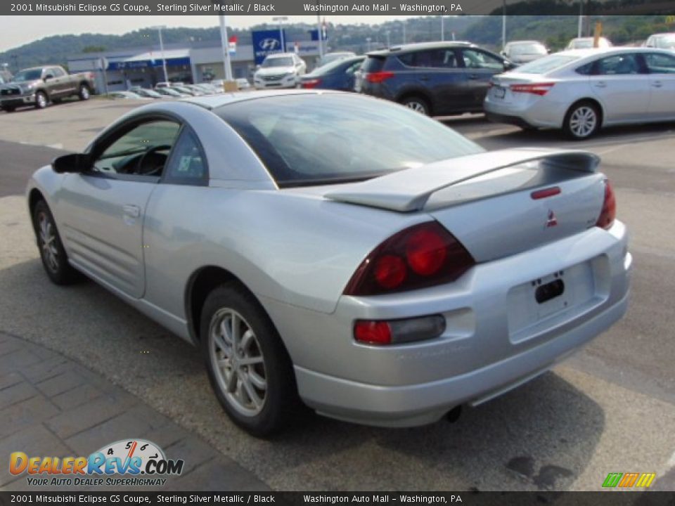 2001 Mitsubishi Eclipse GS Coupe Sterling Silver Metallic / Black Photo #7