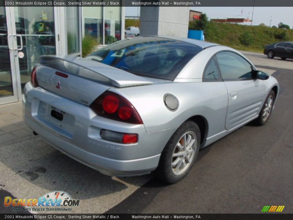 2001 Mitsubishi Eclipse GS Coupe Sterling Silver Metallic / Black Photo #9