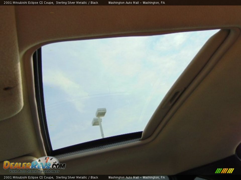 2001 Mitsubishi Eclipse GS Coupe Sterling Silver Metallic / Black Photo #10