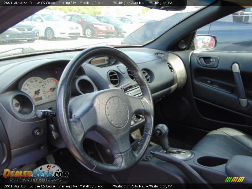 2001 Mitsubishi Eclipse GS Coupe Sterling Silver Metallic / Black Photo #11