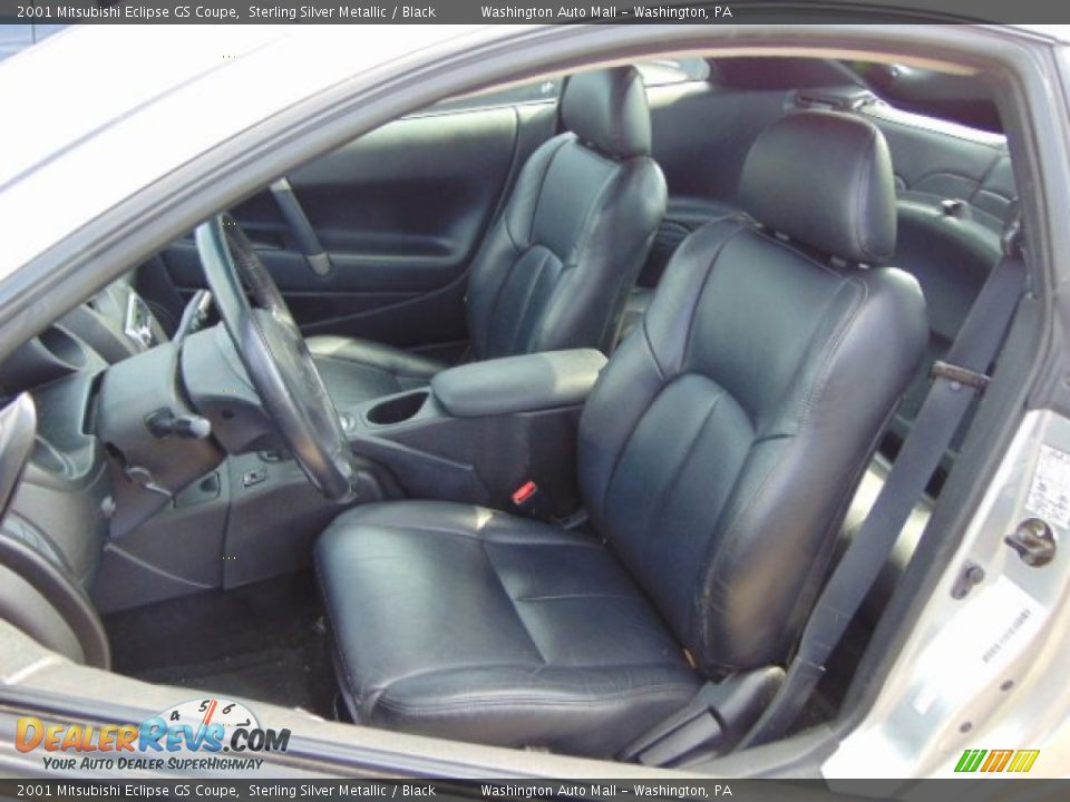 2001 Mitsubishi Eclipse GS Coupe Sterling Silver Metallic / Black Photo #13