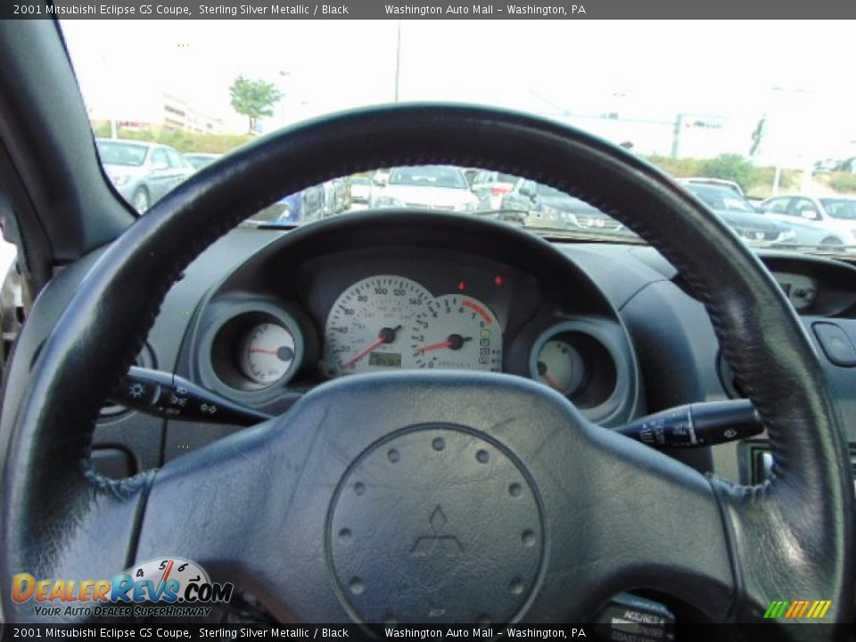 2001 Mitsubishi Eclipse GS Coupe Sterling Silver Metallic / Black Photo #17