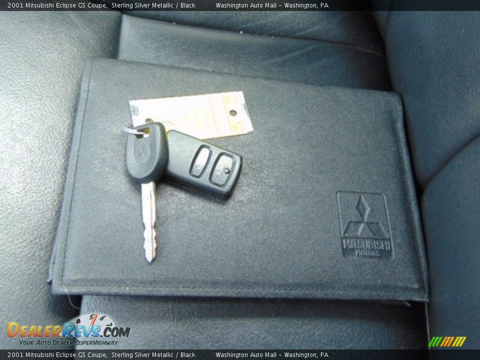 2001 Mitsubishi Eclipse GS Coupe Sterling Silver Metallic / Black Photo #18