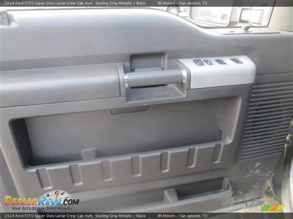 2014 Ford F250 Super Duty Lariat Crew Cab 4x4 Sterling Gray Metallic / Black Photo #13