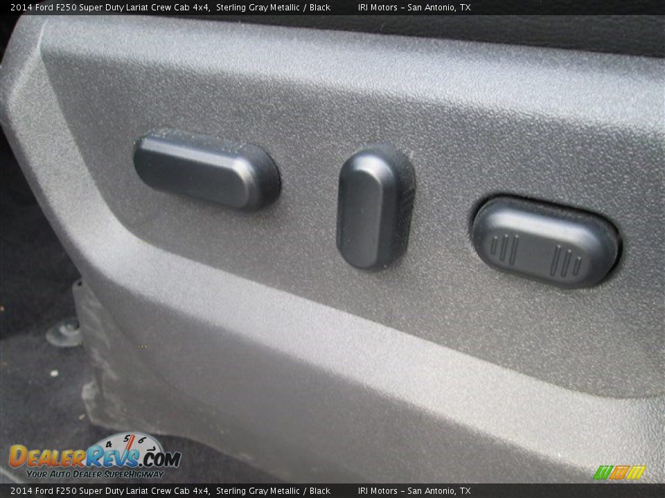2014 Ford F250 Super Duty Lariat Crew Cab 4x4 Sterling Gray Metallic / Black Photo #15