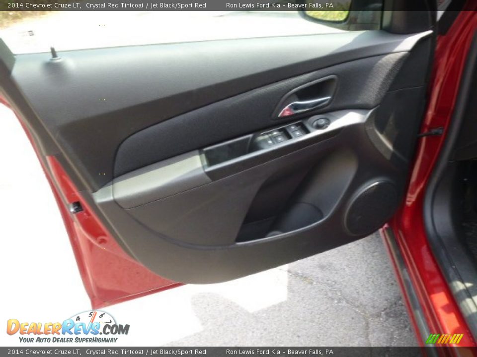 2014 Chevrolet Cruze LT Crystal Red Tintcoat / Jet Black/Sport Red Photo #11