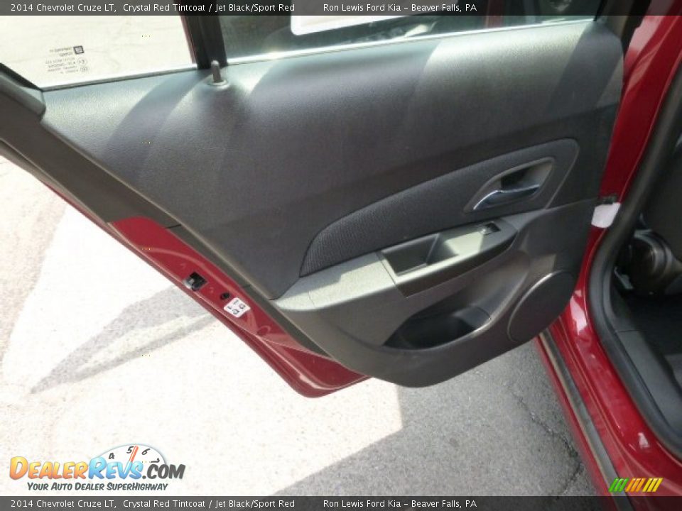 2014 Chevrolet Cruze LT Crystal Red Tintcoat / Jet Black/Sport Red Photo #13