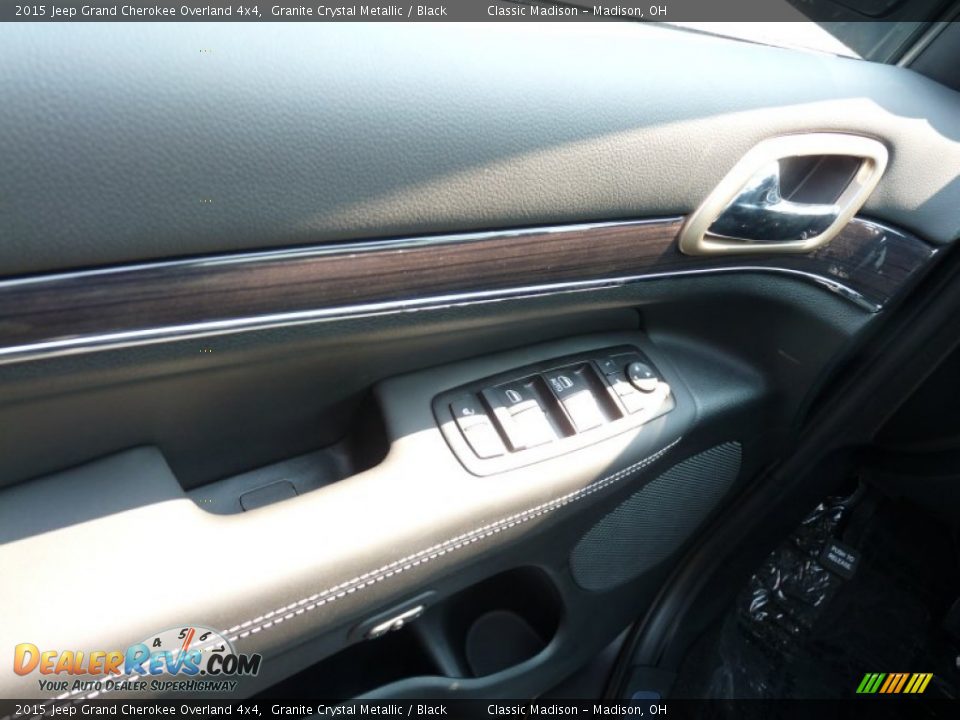 2015 Jeep Grand Cherokee Overland 4x4 Granite Crystal Metallic / Black Photo #2