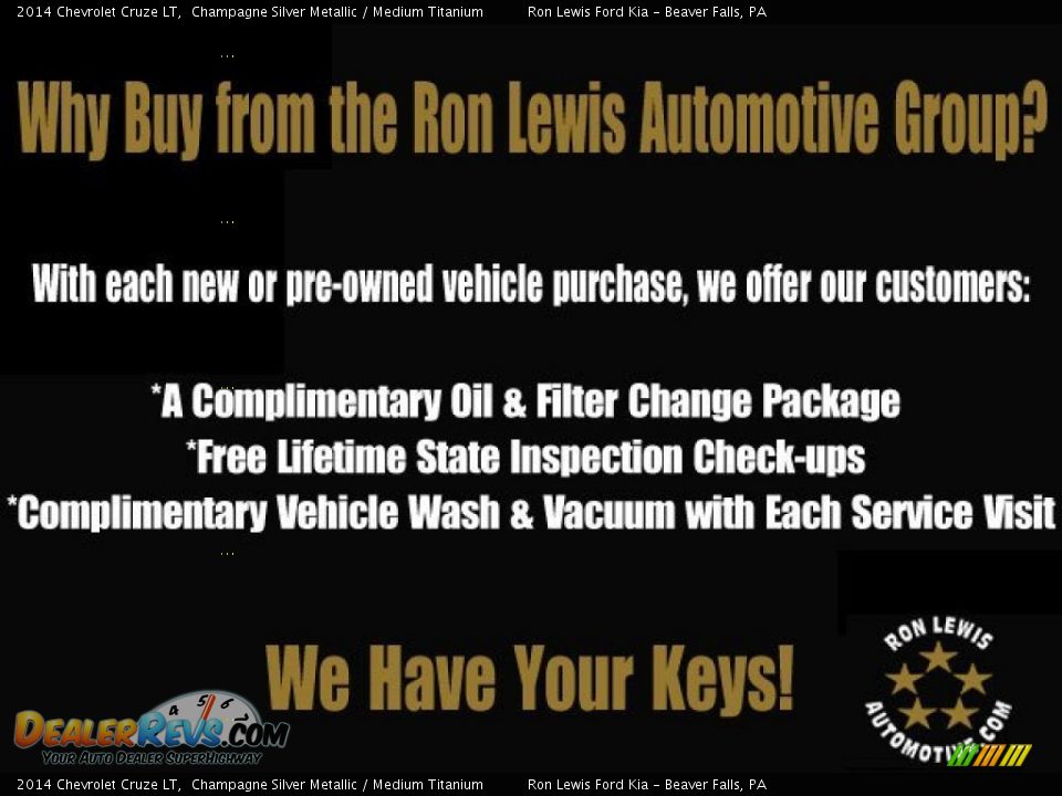 Dealer Info of 2014 Chevrolet Cruze LT Photo #21