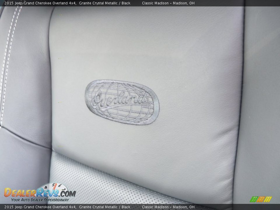 2015 Jeep Grand Cherokee Overland 4x4 Granite Crystal Metallic / Black Photo #4