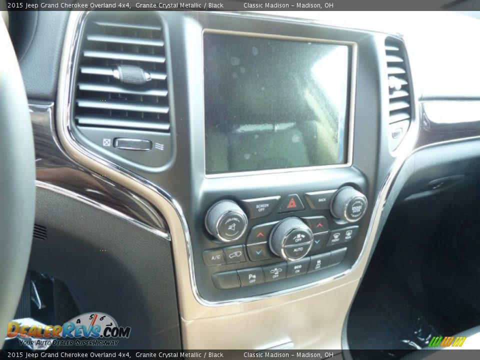 2015 Jeep Grand Cherokee Overland 4x4 Granite Crystal Metallic / Black Photo #6