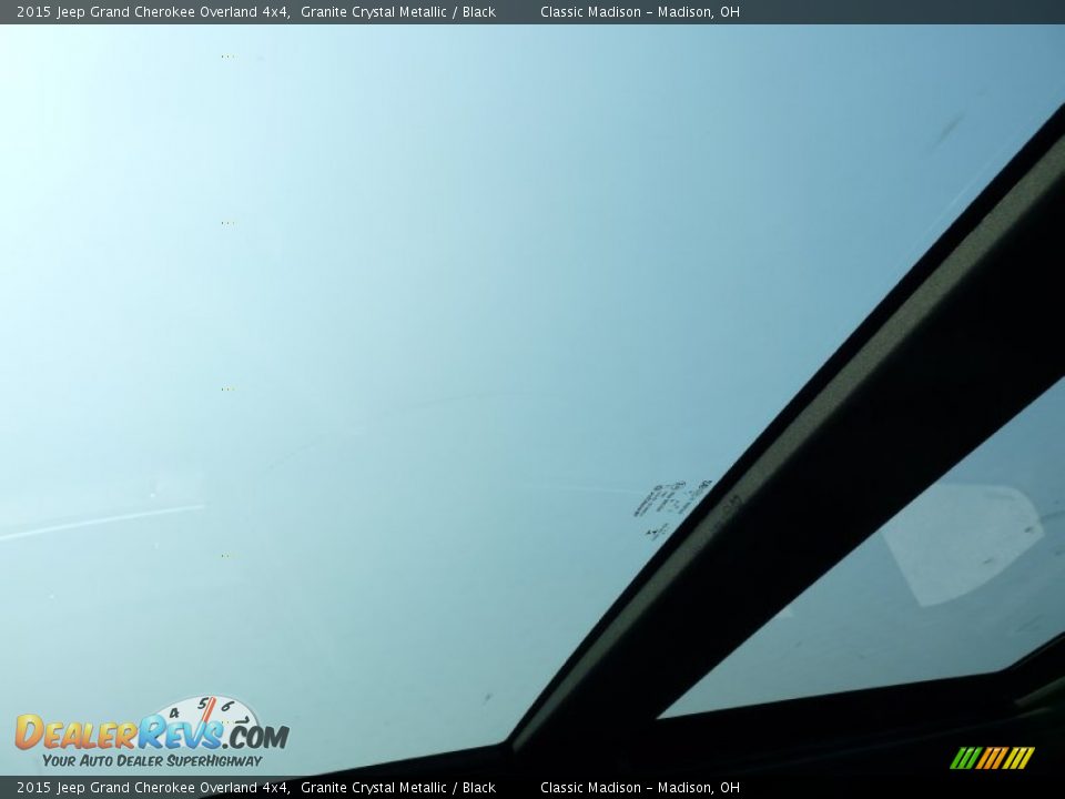2015 Jeep Grand Cherokee Overland 4x4 Granite Crystal Metallic / Black Photo #7