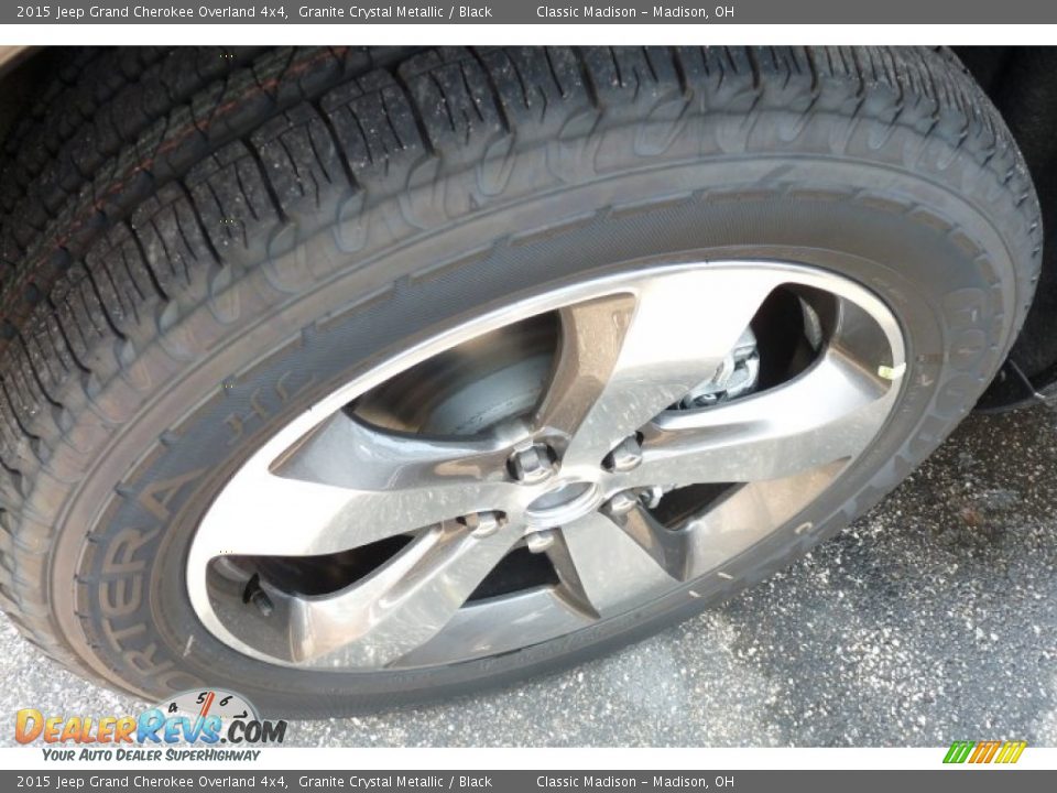 2015 Jeep Grand Cherokee Overland 4x4 Granite Crystal Metallic / Black Photo #8
