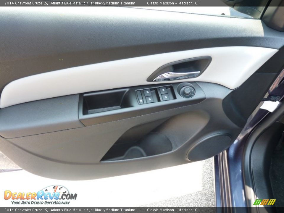 2014 Chevrolet Cruze LS Atlantis Blue Metallic / Jet Black/Medium Titanium Photo #2