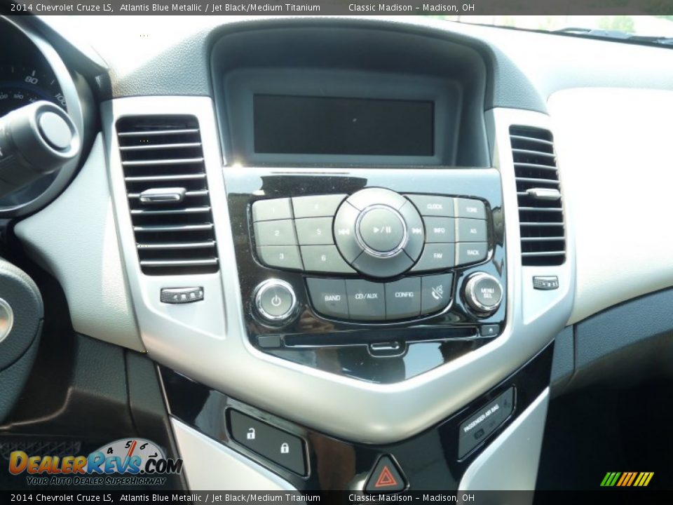 2014 Chevrolet Cruze LS Atlantis Blue Metallic / Jet Black/Medium Titanium Photo #5